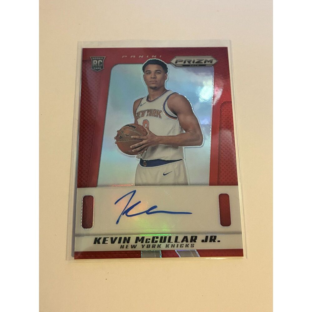 Title: 2024-25 Prizm Deca Kevin McCullar Jr. Red Rookie Auto /99 Knicks